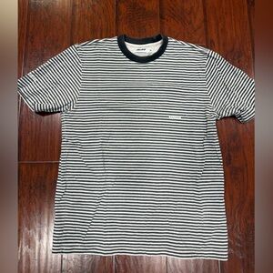 PALACE Black and White Striped tee